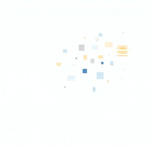 Visual representation of hotel technology topics including online booking, reporting, and guest management icons arranged creatively